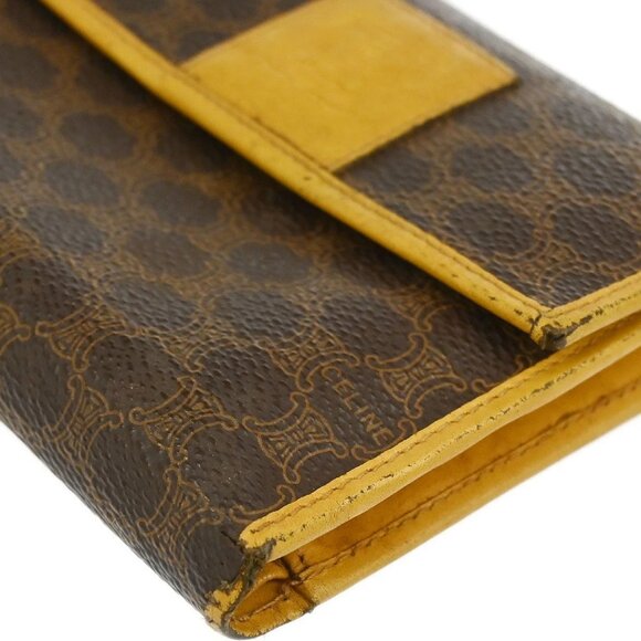 Celine Brown PVC Macadam Wallet 116118 - Picture 3 of 8